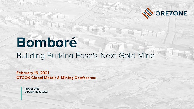 Orezone OTCQX Global Metals & Mining Conference