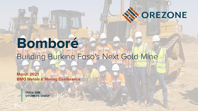 Orezone BMO Metals & Mining Conference Corporate Presentation