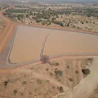 January 2022: Site Water Management Pond