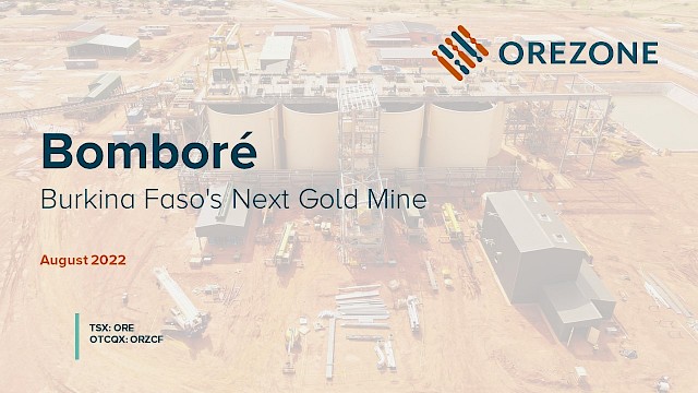 Orezone August 2022 Corporate Presentation